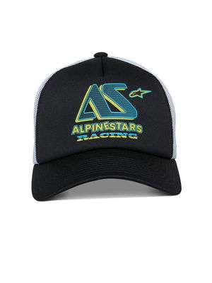 HAT TRUCKER AYESS BK/WH OS