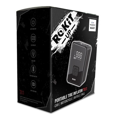 ROKiT TIRE INFLATOR 5200 MAH stnd QTY