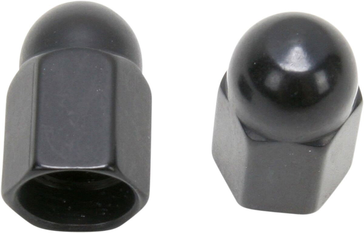 BLK ANODIZED VALVE CAPS