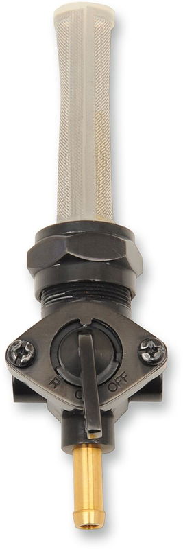 PETCOCK BLK 22MM DOWN