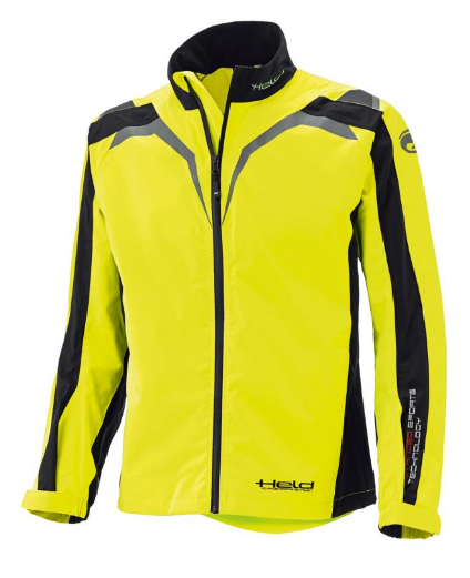HELD RAINBLOCK 2 TOP BLACK-NEONYELLOW S