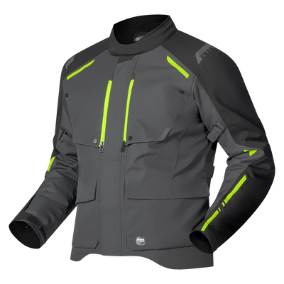 TAURUS JACKET (WP) black/yellow fluo 3XL