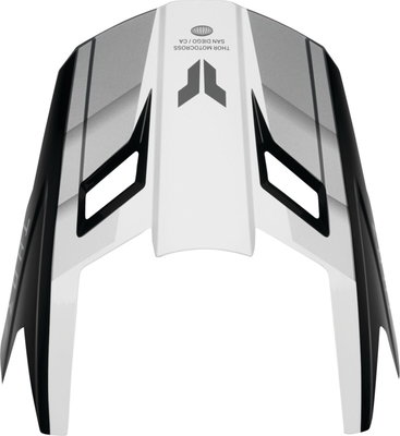 VISOR KIT FLEET DEFY BK/WH L-2