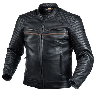 Sweep Scrambler skinnjacka, svart/brun, XL