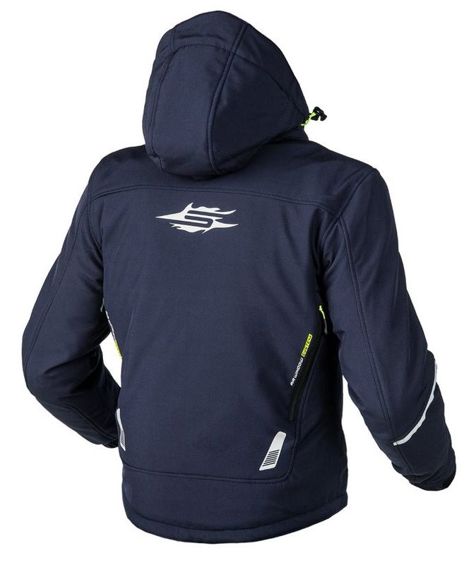 Sweep Breakout vattentät softshell mc jacka, navy blå, 2XL