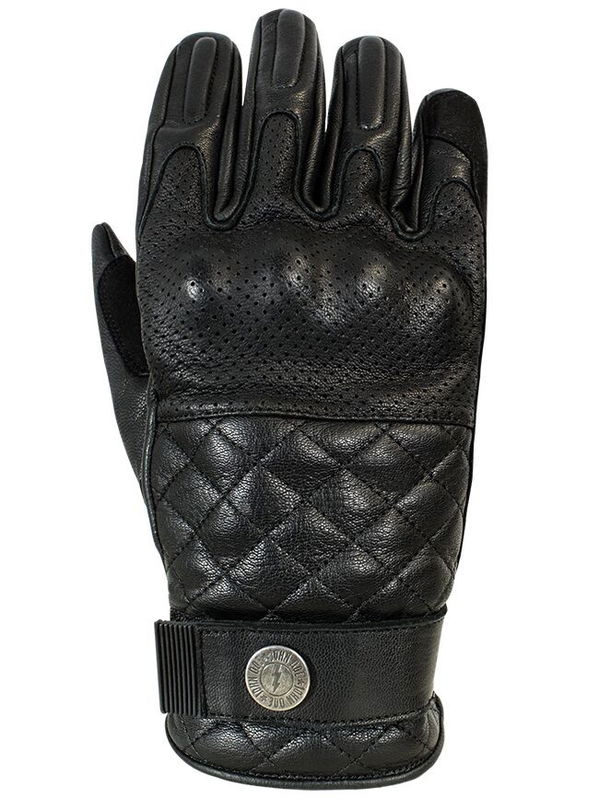 GLOVE TRACKER LEATHER BLACK MD