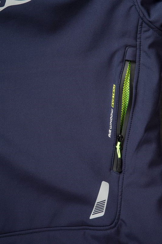 Sweep Breakout vattentät softshell mc jacka, navy blå, 2XL