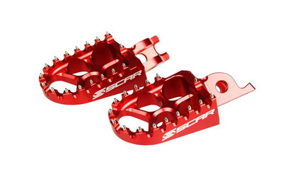 FOOTPEGS EVO SCAR RED