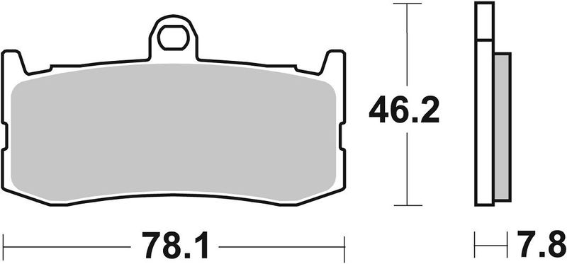 BRAKE PAD SINT ST/RA