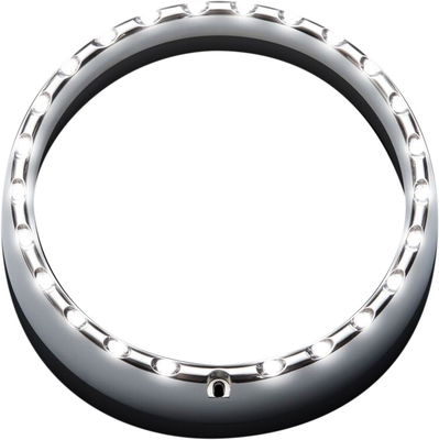 TRIM HALO 06-13 CHR WHT