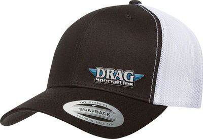 HAT DRAG MESH SNPBK BK/WH