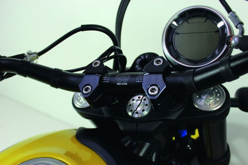 2DGT ADJUSTABLE HANDLEBAR RISERS UNIVERSAL ABK-12