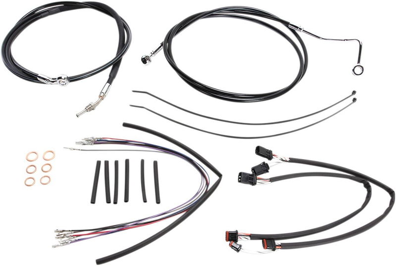 CONTROL CABLE KIT XR BLK