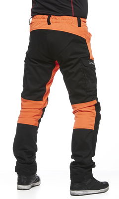 Sweep Chief aramid förstäkt mc-byxa, svart/orange, 6XL