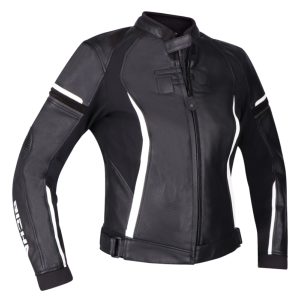 LAURA JACKET DAM SVART/VIT 42