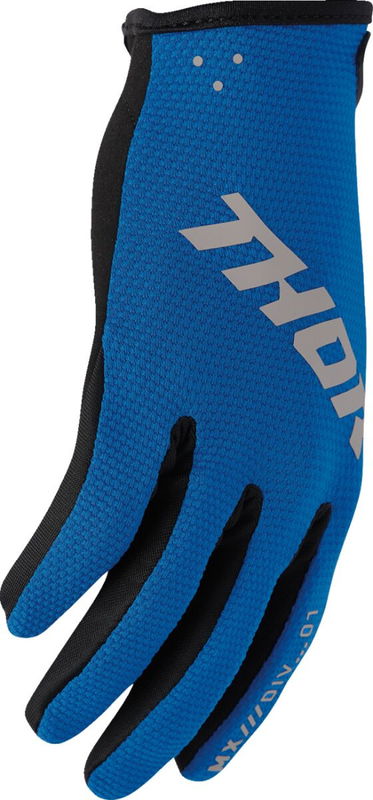 GLOVES YTH RIDEMODE STATIC BLU