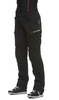 Sweep Chief aramid förstäkt dam mc-byxa, svart, 48