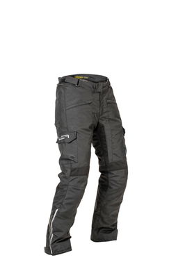 Lindstrands Textilbyxa Borgvik Pants Svart kort och vid D116