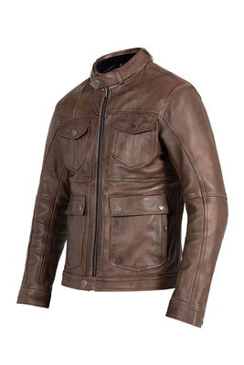 JACKET DRIFTER LEATHER BROWN 3