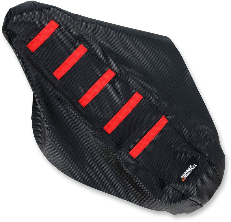 SEAT COVER RIBBED HON RED