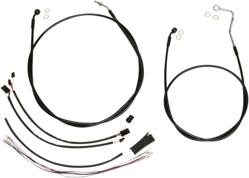 CONTROL CABLE KIT XR BLK