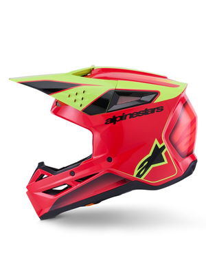 HELMET SM3 FRAY RED/YL/BLK XS