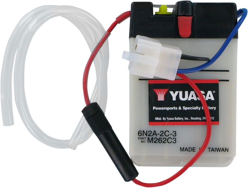 BATTERY YUASA 6-VOLT DRY 6N2A-