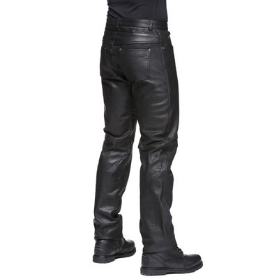 Sweep Rock leather jeans, W44