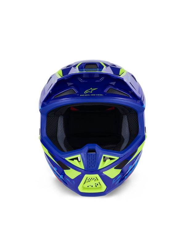 HELMET SM7 DEED BLUE/YEL XS