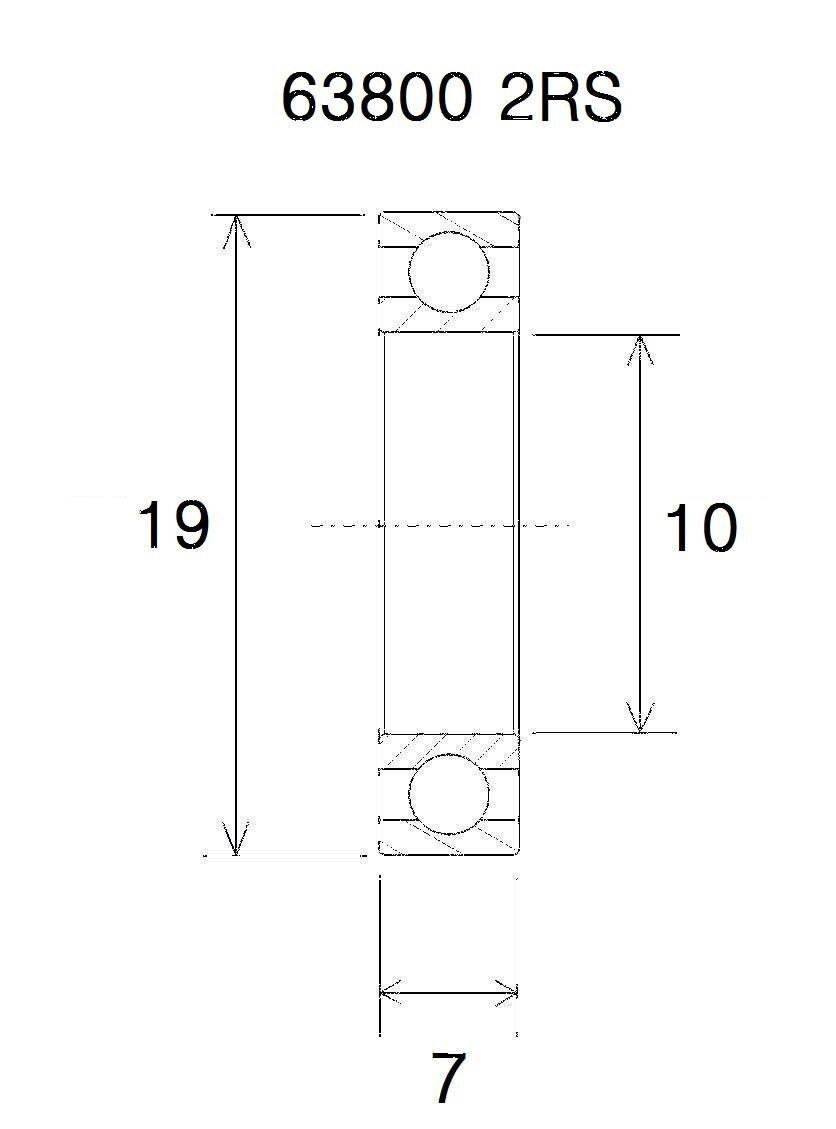 BEARING B3 10X19X7MM