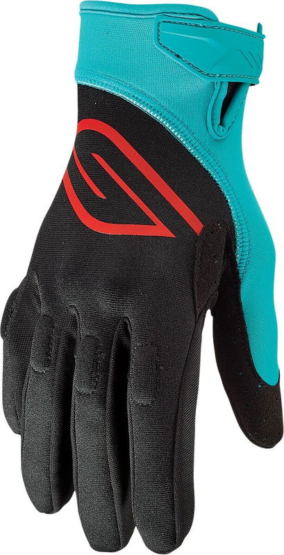 GLOVE CIRCUIT BK/AQ LG