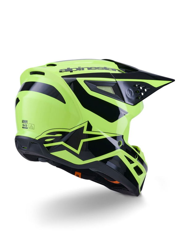 HELMET SM3 HEAT YEL/BLACK 2X