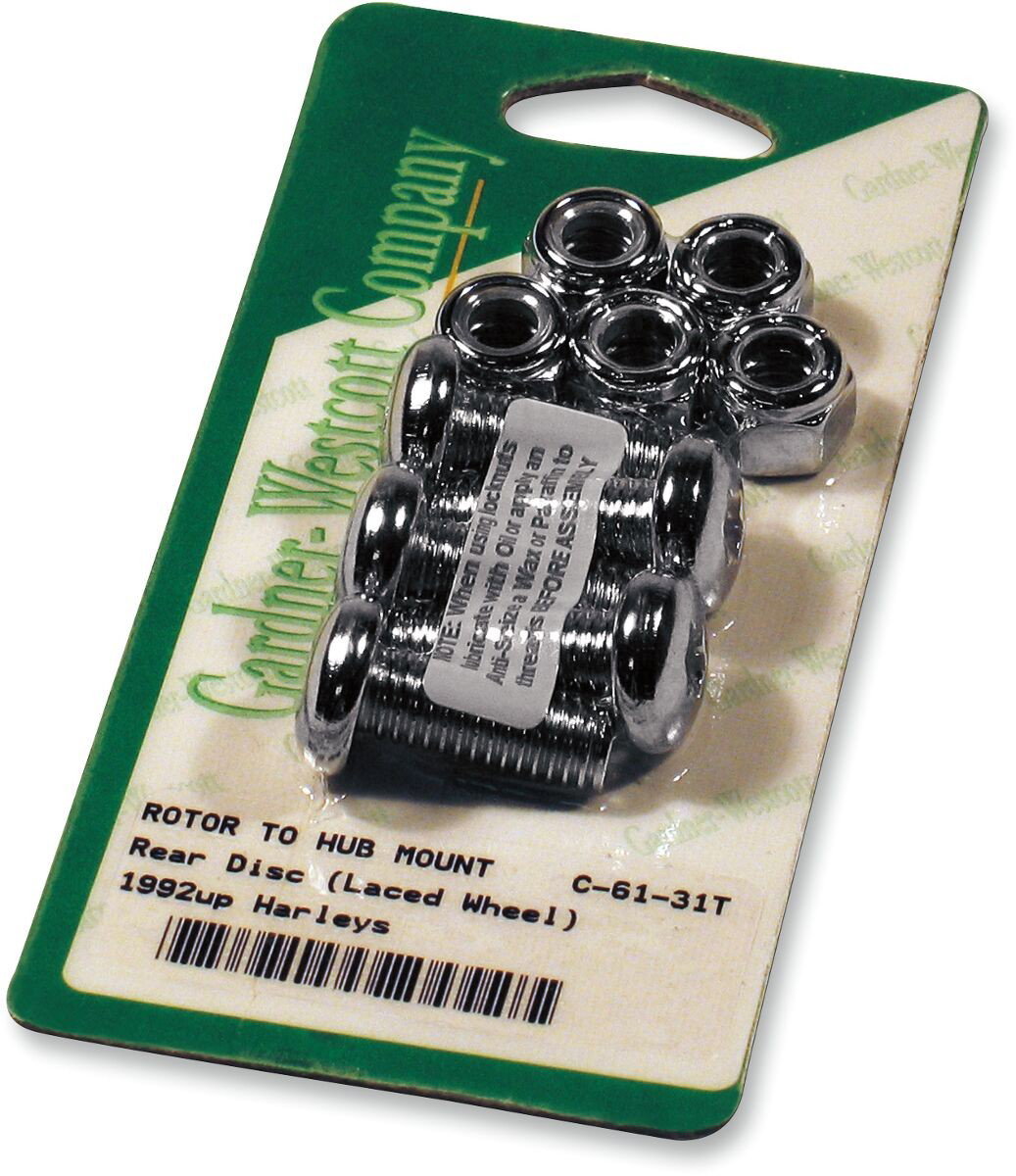 BOLT SET ROTOR LACE CHR