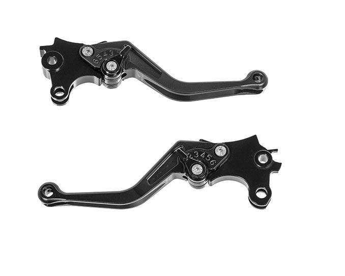 Touratech brake and clutch lever set, adjustable, short version for Yamaha Ténéré 700 21-26