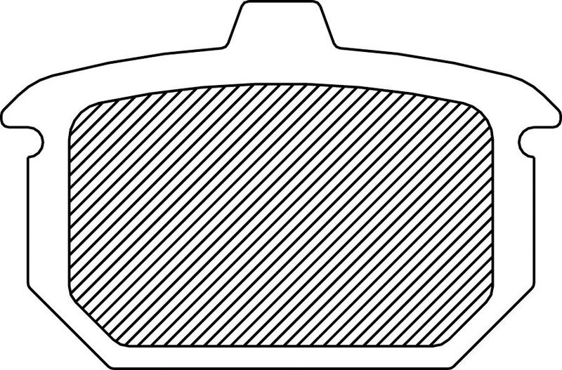 BRAKE PAD-DRAG SINTERD