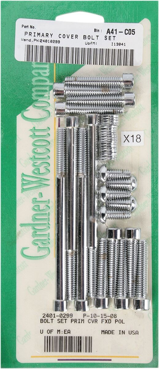 BOLT SET PRIM CVR FXD POL