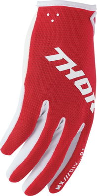 GLOVES YTH RIDEMODE STATIC RED