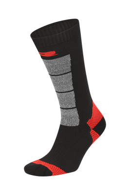 WINTER SOCK black/red 43/47