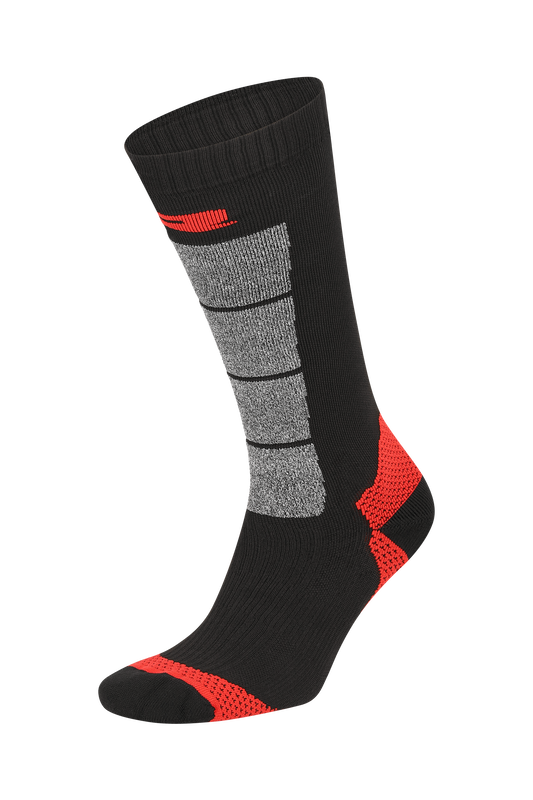 WINTER SOCK black/red 39/42