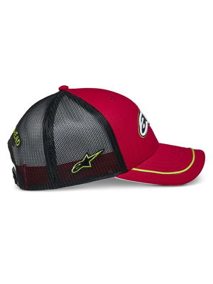 HAT TRUCKER EXCEED RD/BK OS