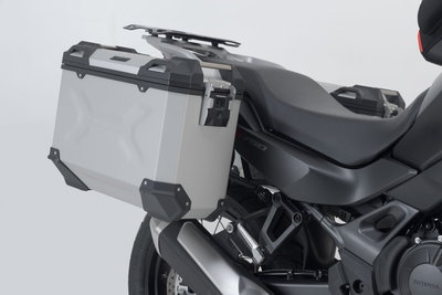 TRAX ADV aluminium väsksystem. Honda XL750 Transalp 23-26 Silver