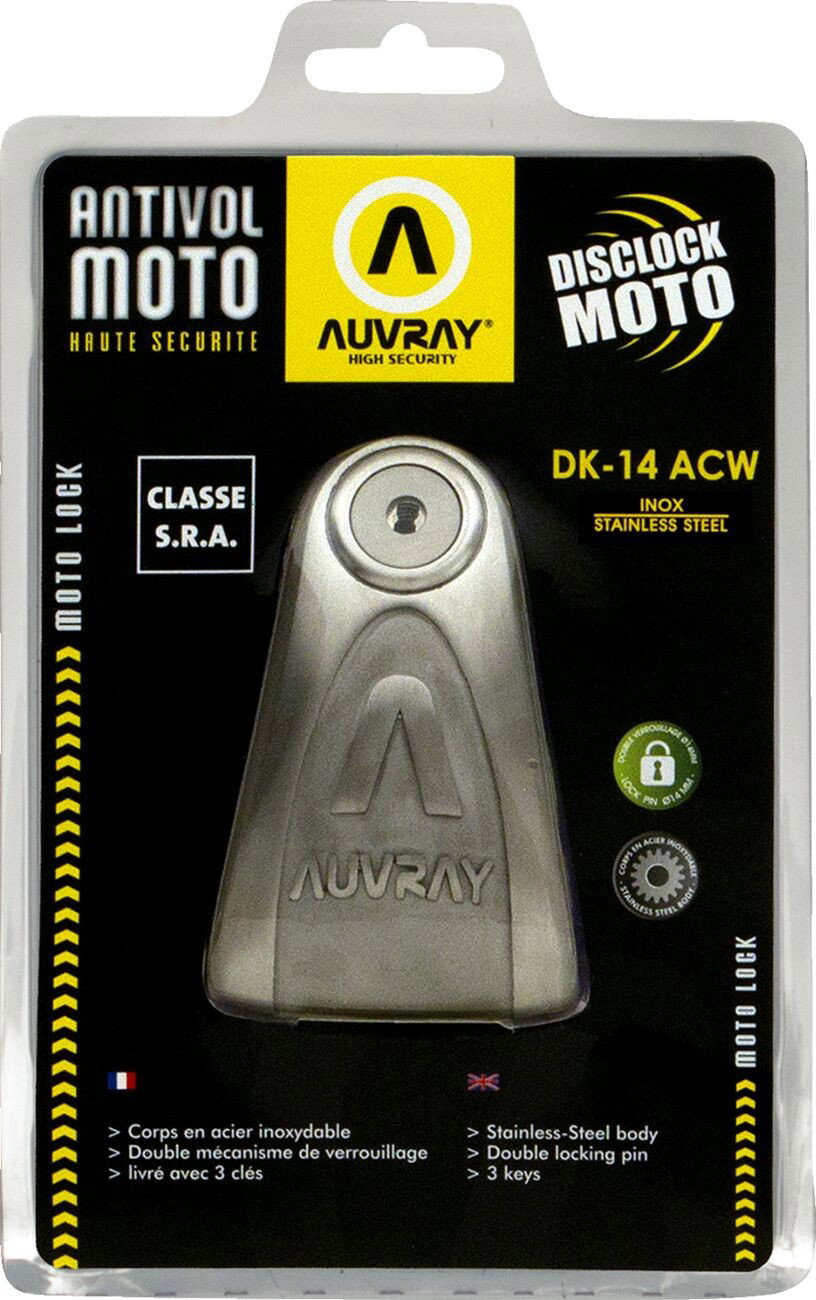 BLOCK DISC LOCK DK-14 SRA INOX