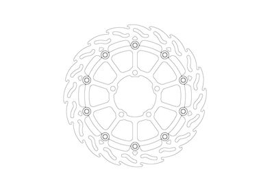 BRAKE DISC FLAME FRONT