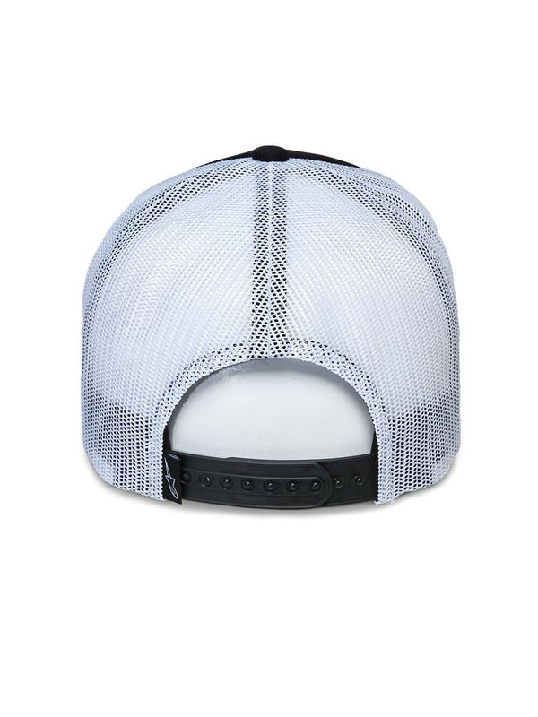 HAT TRUCKER AYESS BK/WH OS