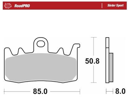 BRAKE PAD SINTER SPORT REAR