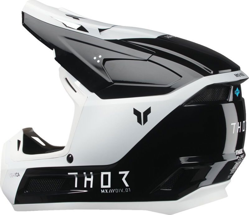 HELMET FLEET YTH STORM BK/WH M
