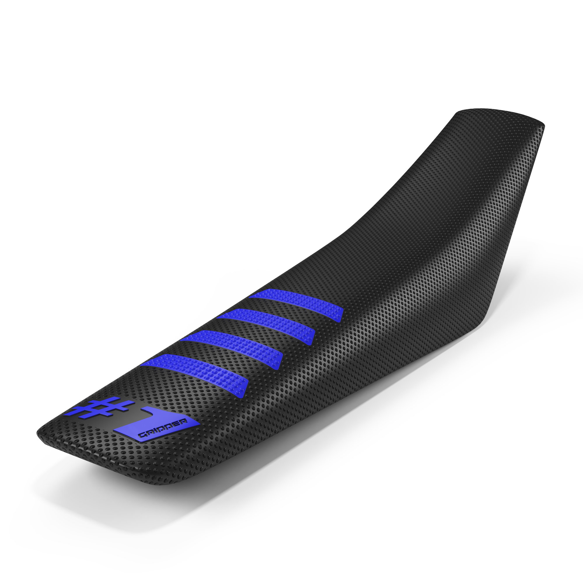 Onegripper Sadelöverdrag - RIBBED - Svart/Blå