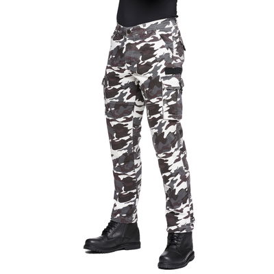 Sweep Jungle aramid förstärkt mc jeans, svart/vit camo, W38 L34