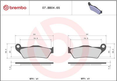BRAKE PAD GE SINT FR/RR