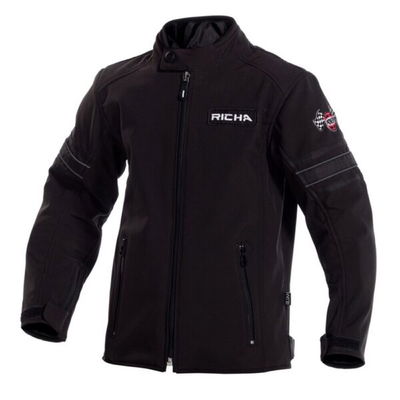 TOULON 2 SOFTSHELL JUNIOR JACKET SVART 140